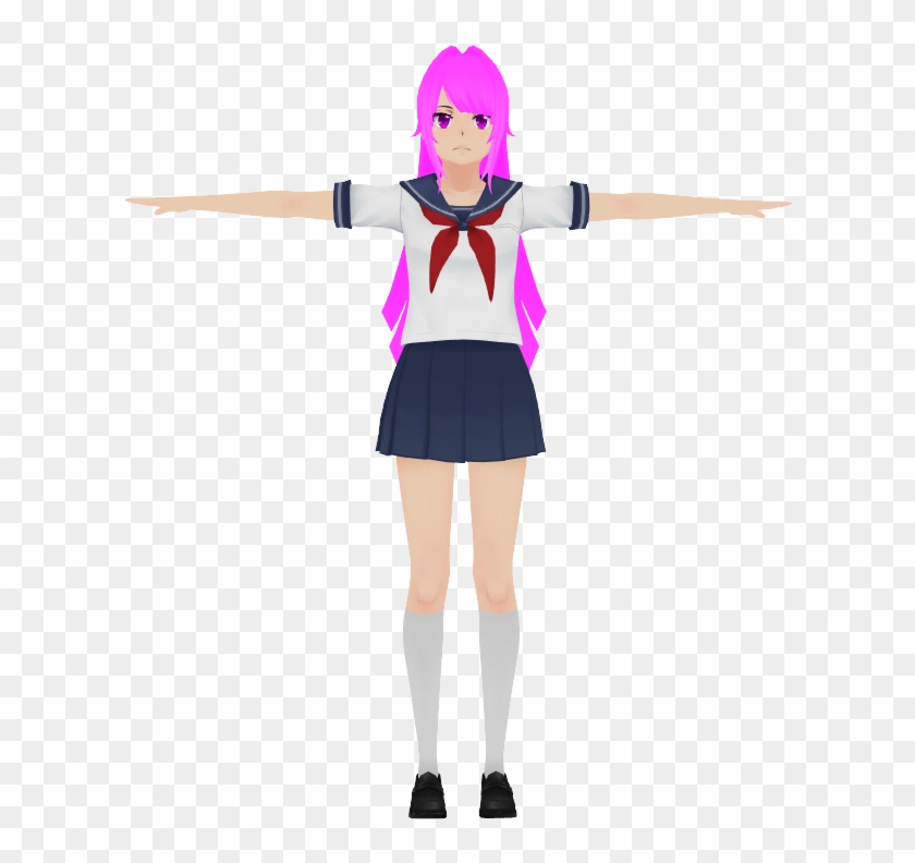 Yandere Simulator Inkyu Basu , Png Download - Yandere Simulator Full Body Clipart #1097100