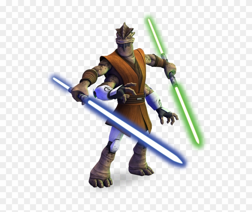 Pong Krell Was The Besalisk Jedi Whom Replaced Anakin - 4 Armed Star Wars Clipart #1097313