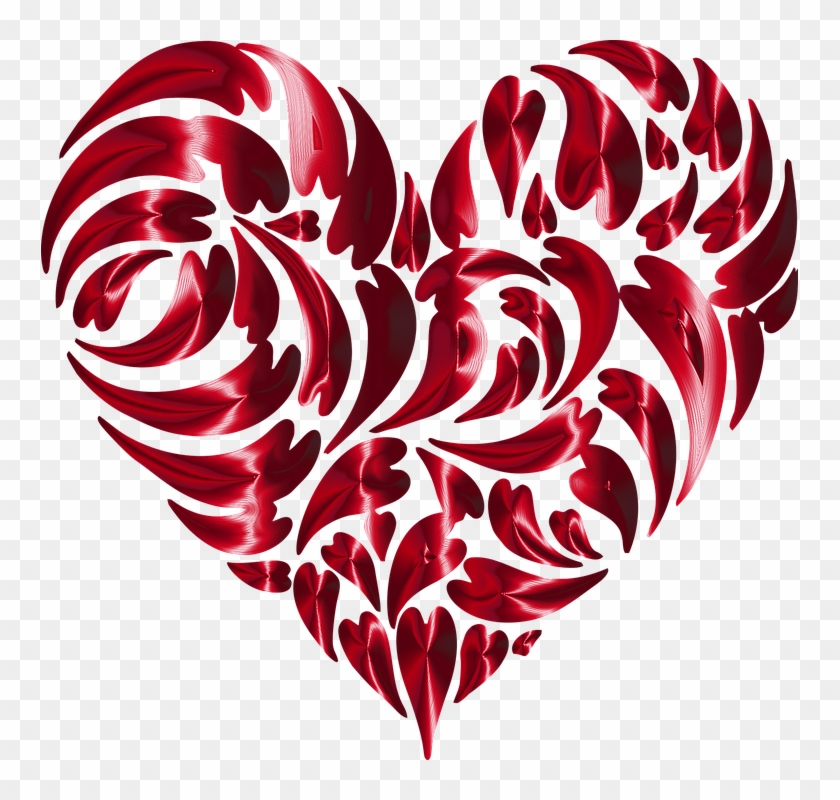 Fractal Abstract Png Photo1 - Abstract Heart Transparent Background Clipart #1098076