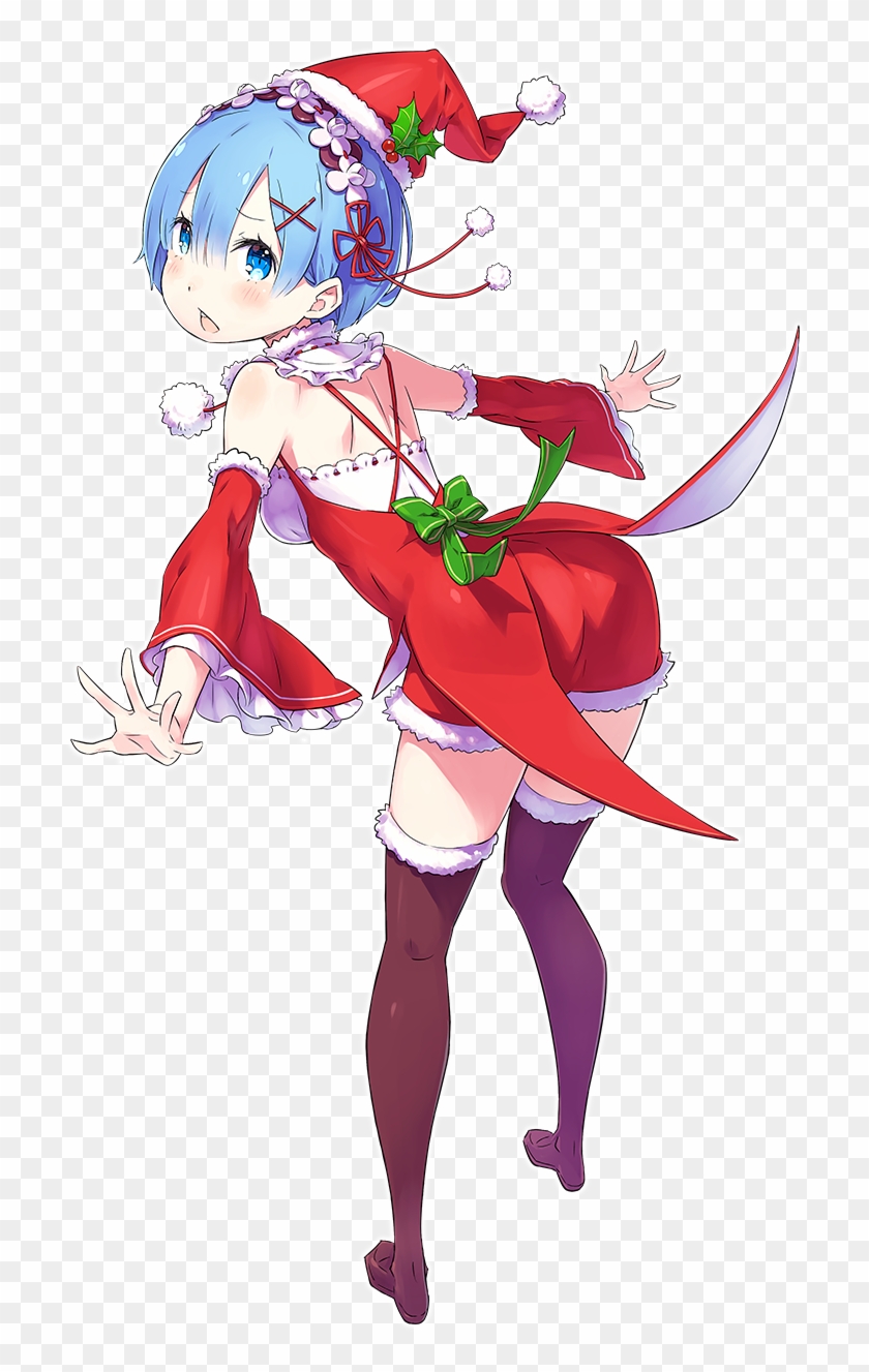 Official Christmas Rem - Christmas Rem Re Zero Clipart #1098202