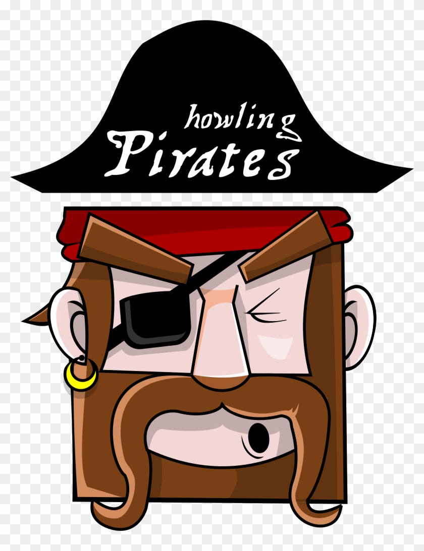 Moustache Clipart Pirate Shirt - Cartoon - Png Download