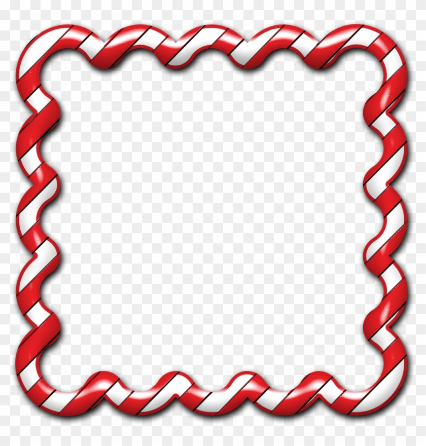 Christmas Stocking Clip Art Transparent - Candy Cane Border Png #1098477