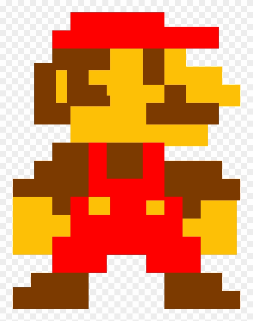 8bit Mario - First Mario Clipart