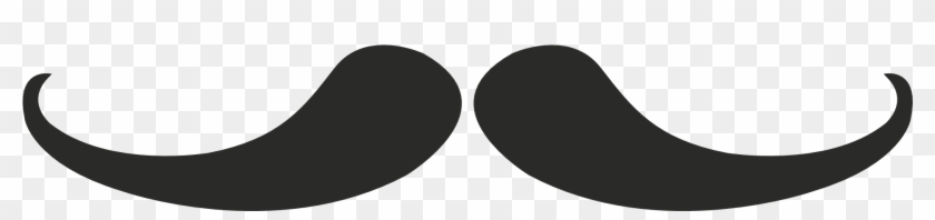 Grey Moustaches Template Free - Gambar Kumis Kartun Clipart #1098551