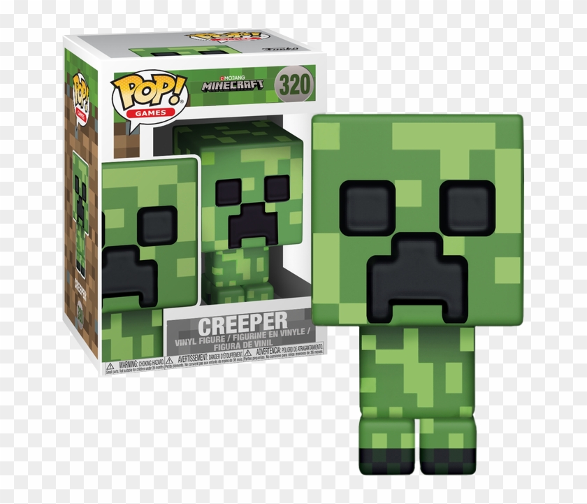 Minecraft - Funko Pop Minecraft Creeper Clipart #1099383