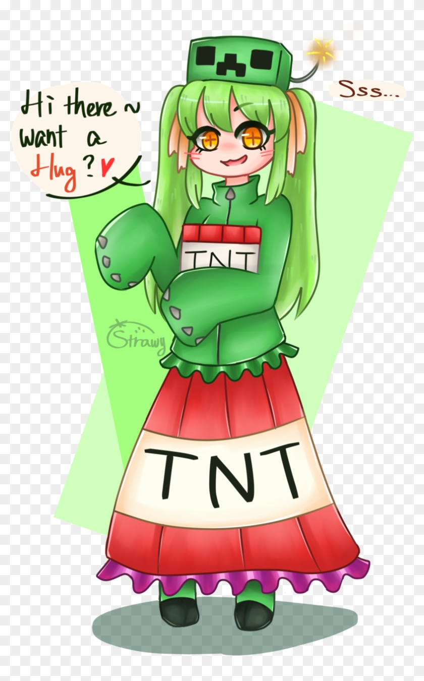 Creeper Chan ~ - Cartoon Clipart