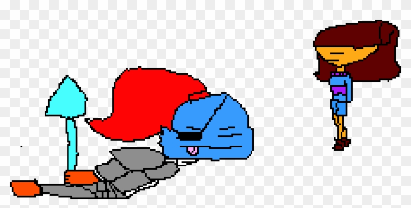 Undyne In The Hotlands Undertale Clipart #1099591