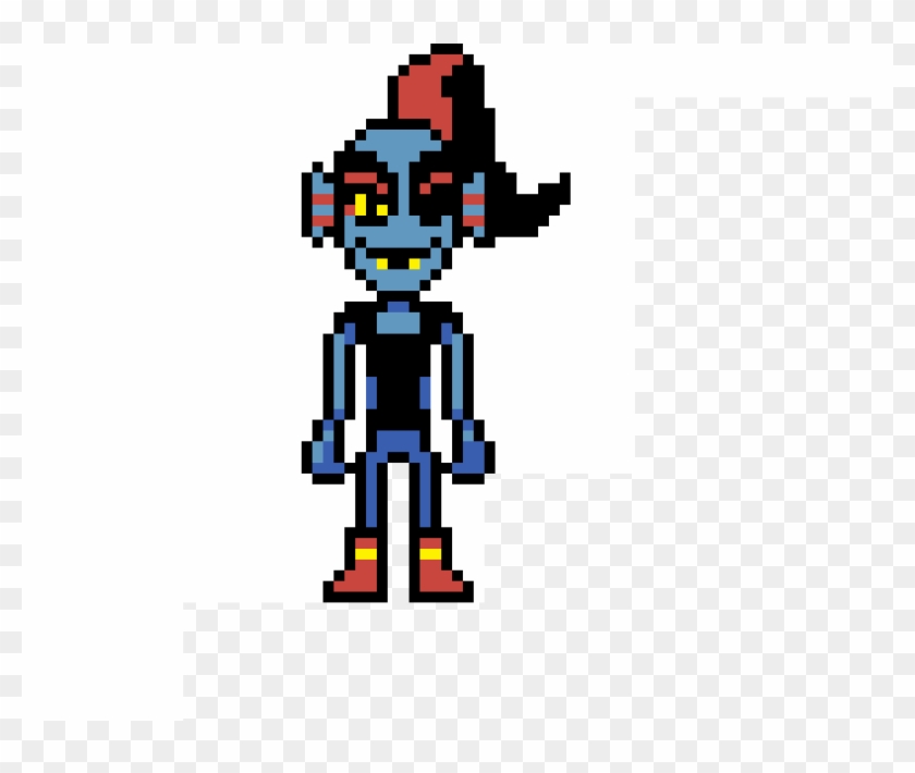 Undyne Pixel Art Clipart