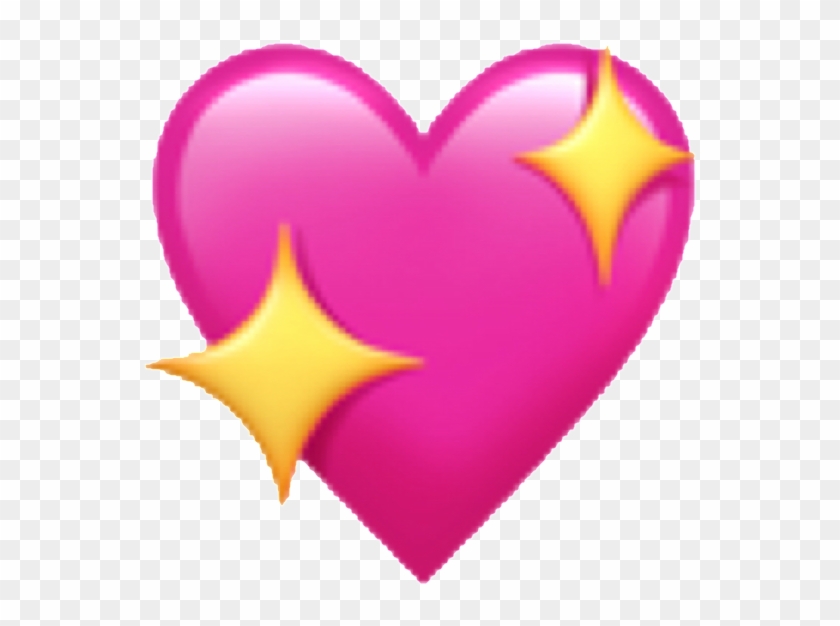 Ios Emoji Emoji Iphone Ios Heart Hearts Spin Edit Stic - Iphone Sparkle Heart Emoji Clipart