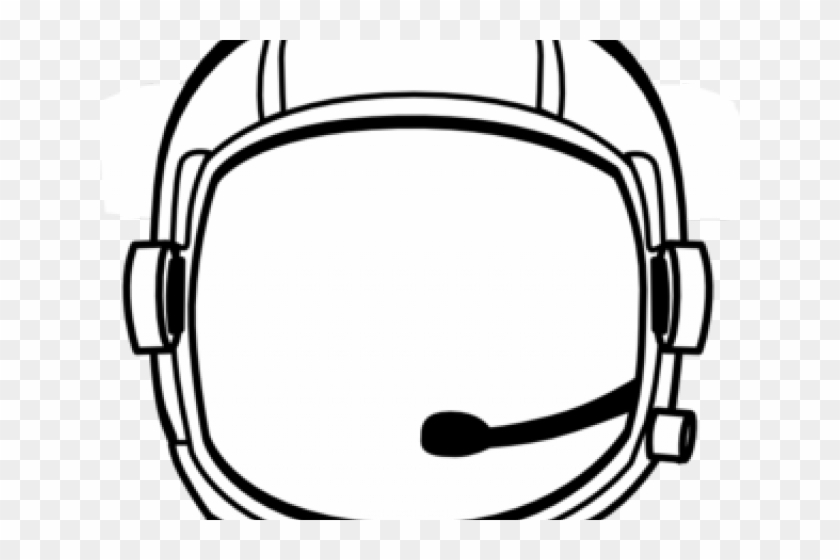Drawn Helmet Astronaut Helmet - Astronaut Helmet Svg Clipart #110281