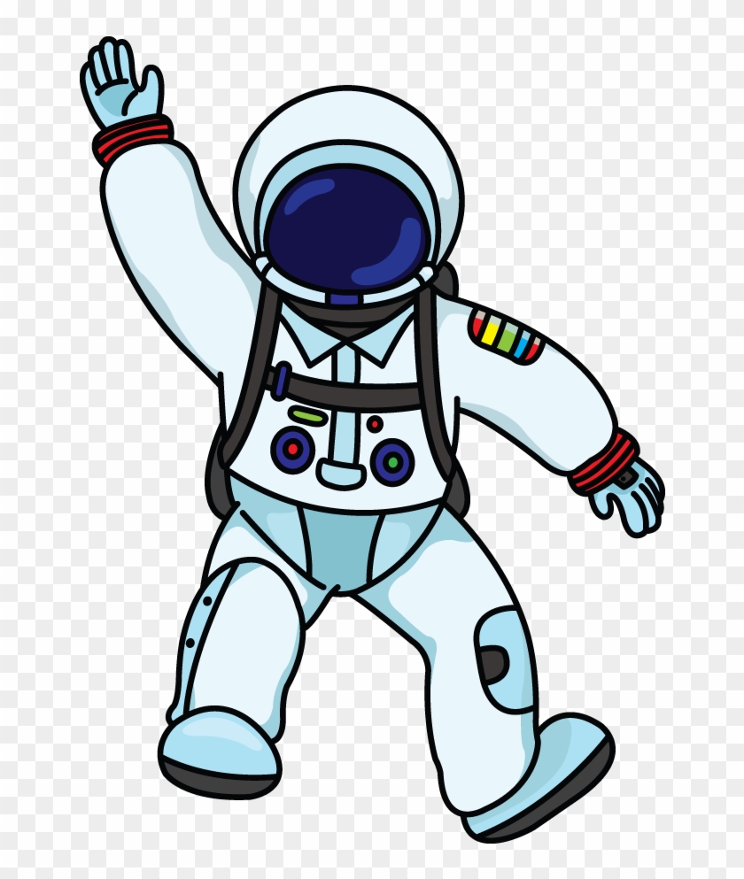 720 X 1280 9 - Simple Astronaut Cartoon Png Clipart #110394