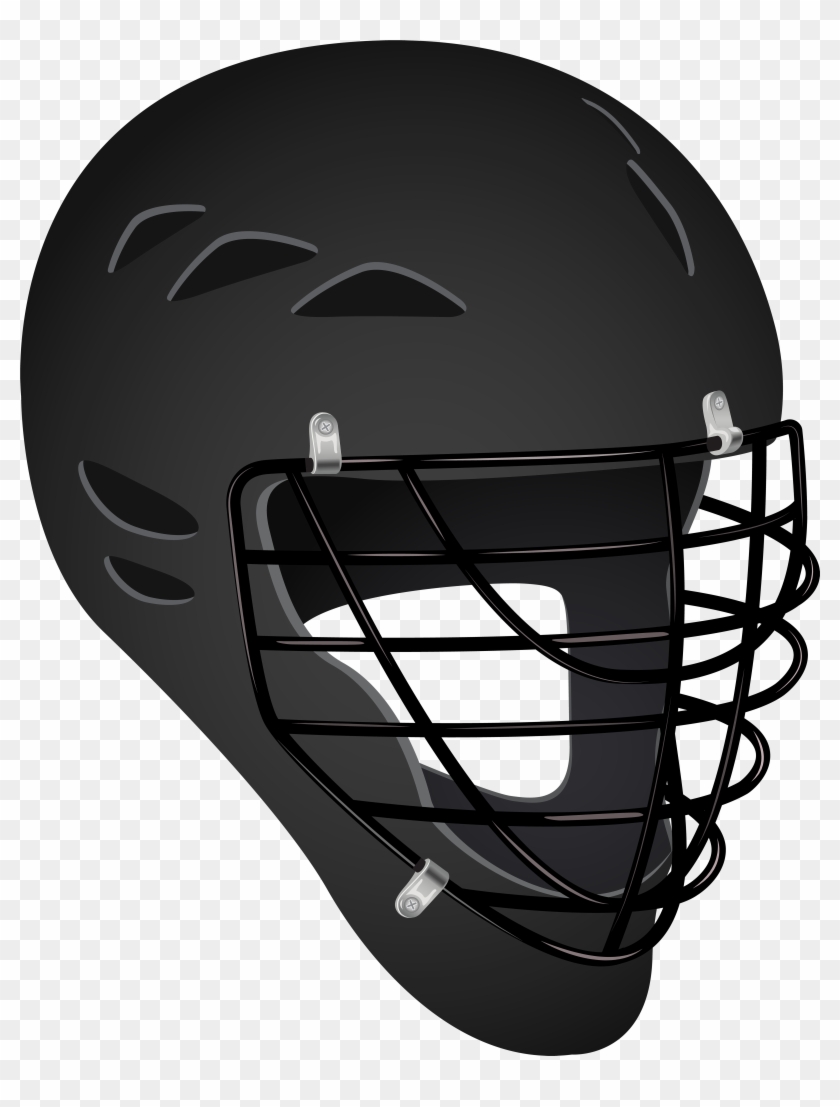 Picture Black And White Download Hockey Helmet Clipart - Hockey Helmet Clipart - Png Download #110945