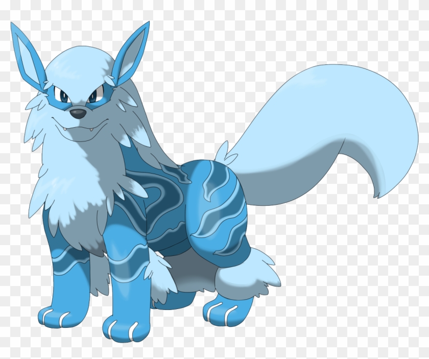 Alola Form Arcanine Type - Alola Arcanine Pokemon Clipart