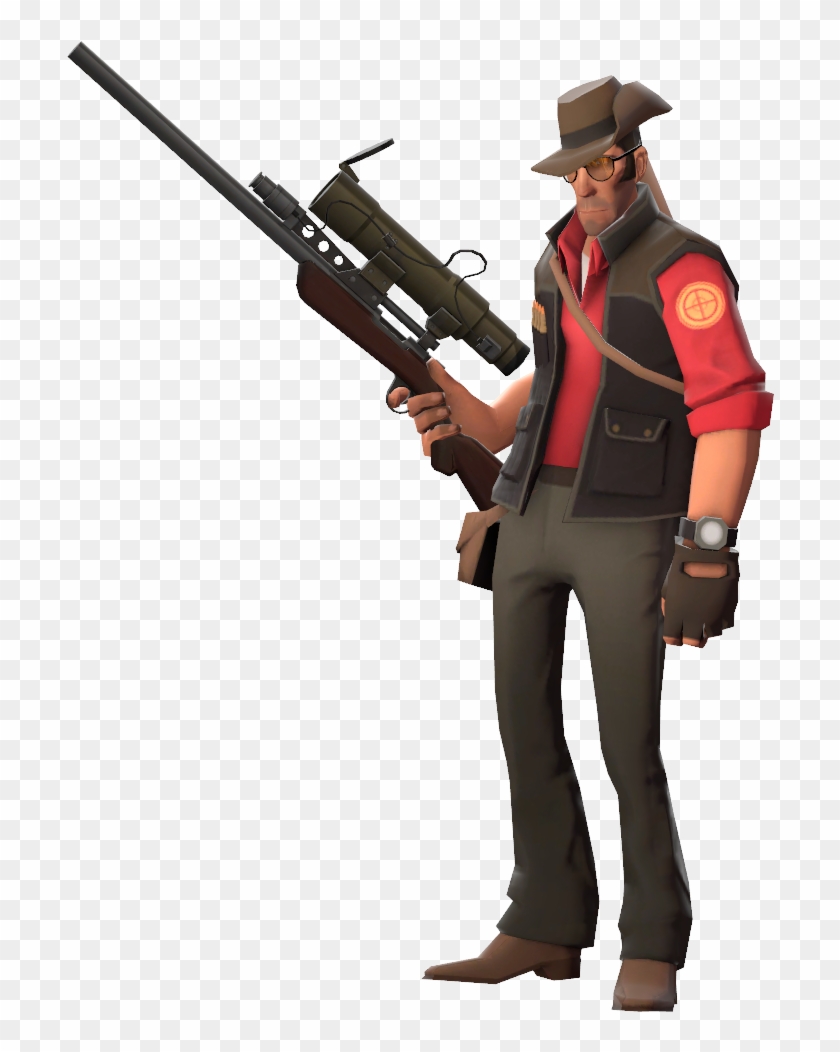 Destroy The Picture Above You - Sniper Tf2 Clipart