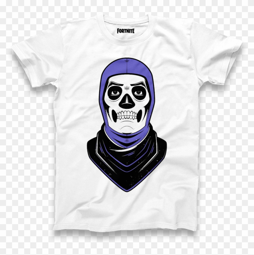 Skull Trooper Tee - Fortnite Onesie Merch Clipart