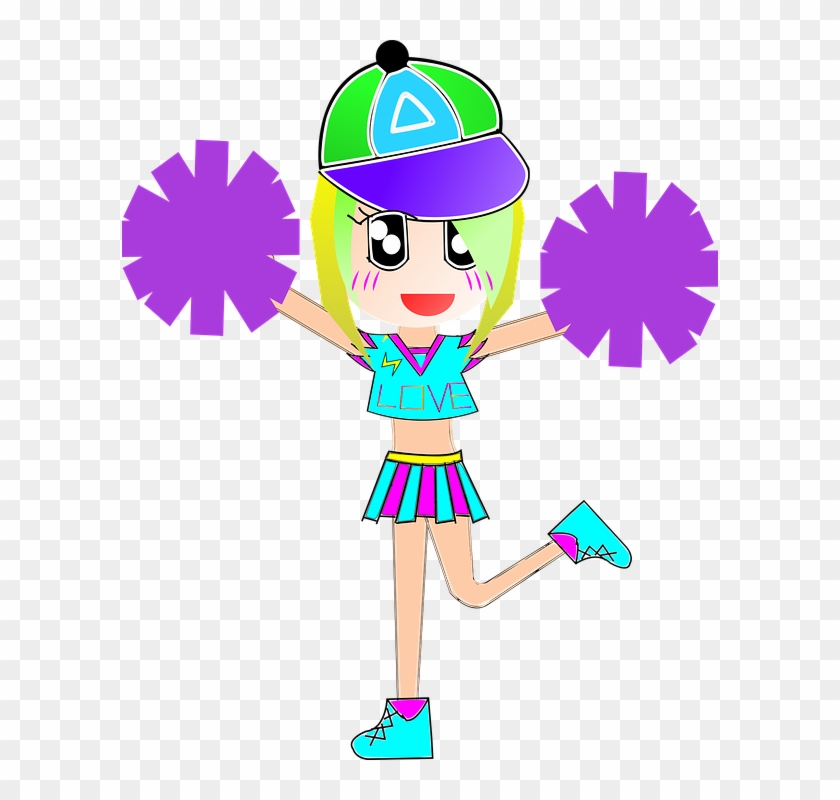 Coffee Clipart Cheer - Cheerleading - Png Download