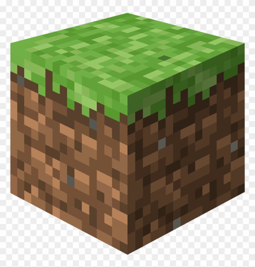 Minecraft Block Png - Minecraft Logo Clipart #111495