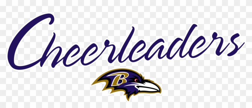 Cheer Logo Rev - Baltimore Ravens Clipart