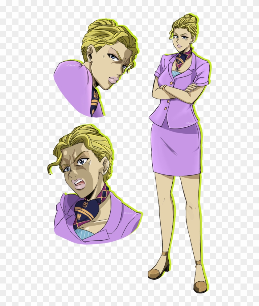 Pillar Men - Rule 63 Yoshikage Kira Clipart