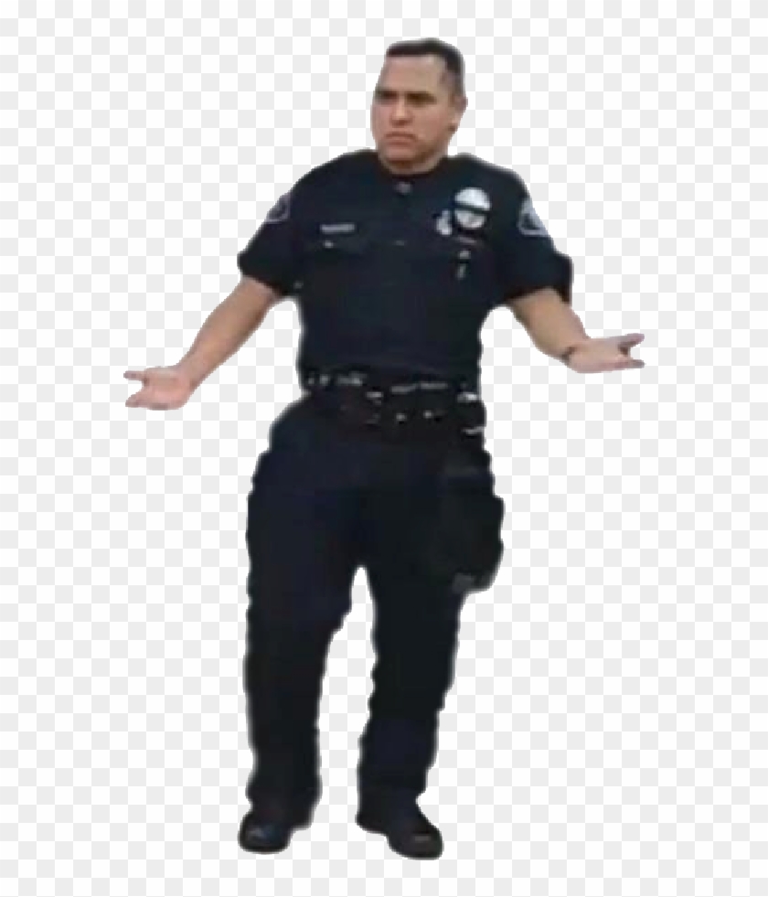Wtf Cop Png - Ice Poseidon Cop Meme Clipart #112142