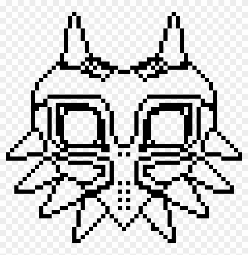 The Legend Of Zelda , Png Download - Majoras Mask Pixel Art Clipart #112341