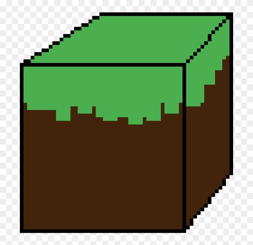 Minecraft Grass Block - Illustration Clipart