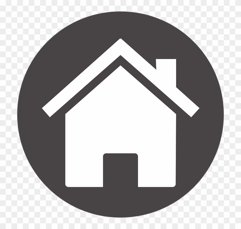 &187 Homepage Icon Png 2598 - House Icon In Blue Color Clipart