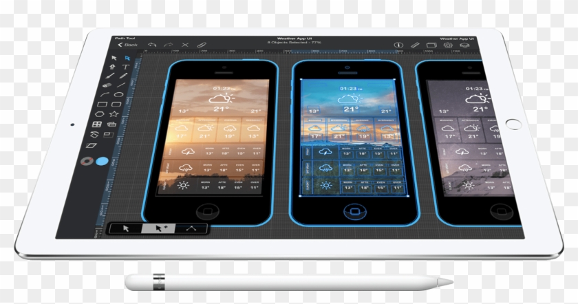 A Professional Graphics App On The Go - Graphic Ipad Clipart #112694