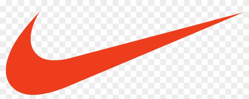 Nike - Orange Nike Logo Png Clipart #112783