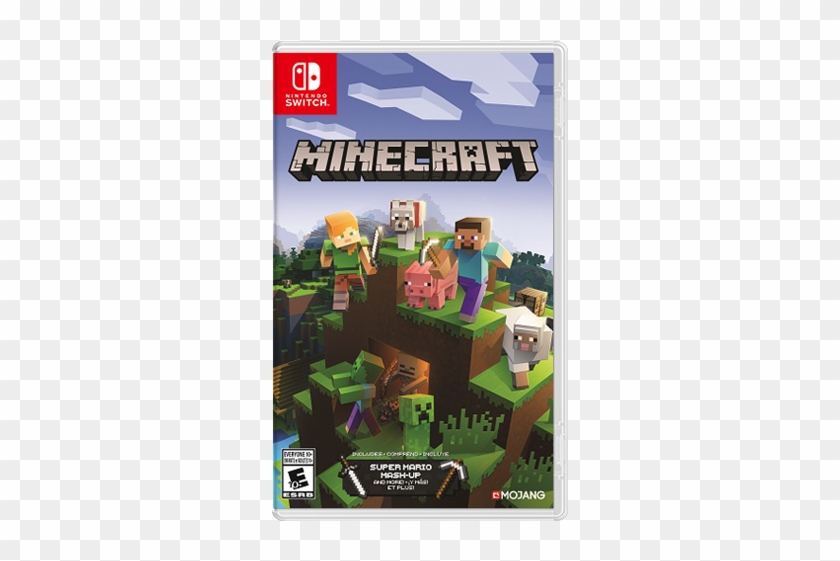 Minecraft Box Art - Minecraft Bedrock Edition Switch Clipart #112872