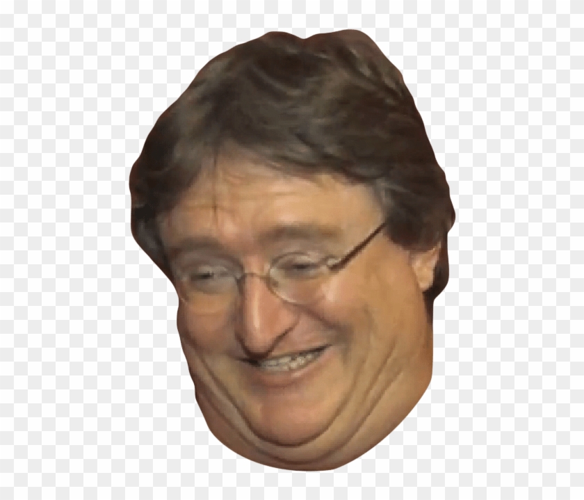 Gaben - Gabe Newell Face Png Clipart