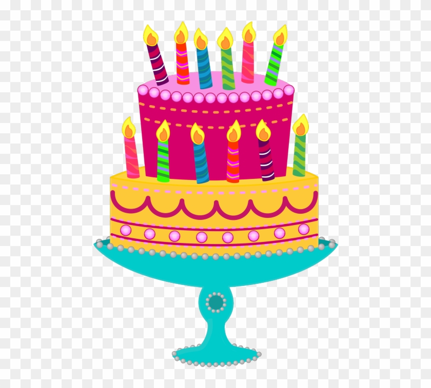 Birthday Cake Clipart Birthday Cake Clip Art, Blue - Birthday Cake Clip Art - Png Download