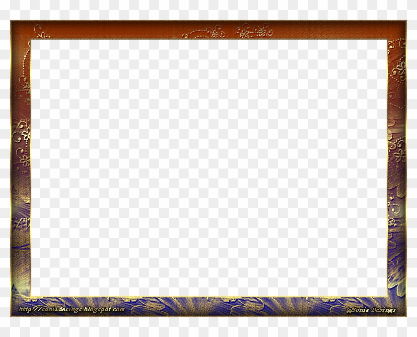 Marcos Png Exclusivos De Sonia Desings - Picture Frame Clipart