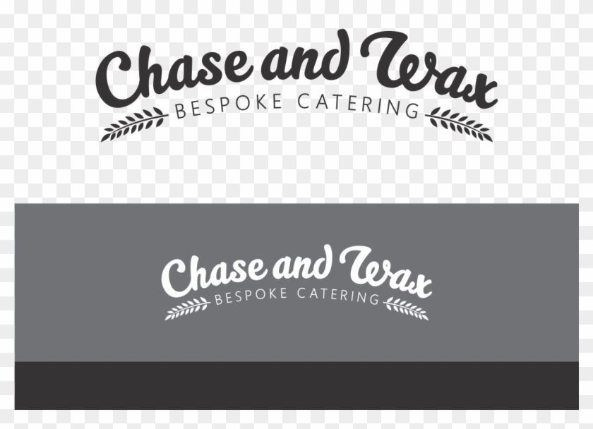 Elegant, Playful, Catering Logo Design For Chase And - Calligraphy Clipart