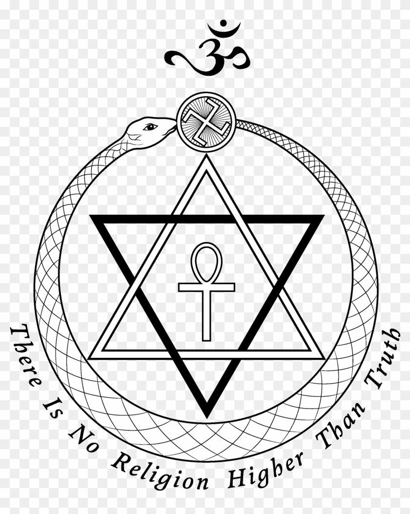 Right Click Here, And Choose 'save Link As' To Download - Emblem Of Theosophical Society Clipart #114118