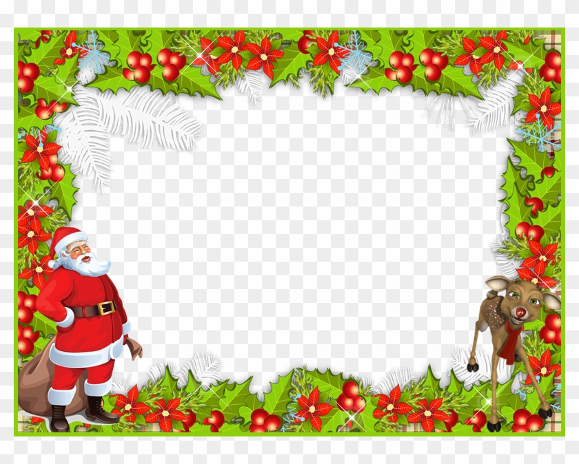 Marcos De Navidad Para Fotos Para Descargar Gratis - Marcos Bonitos De Navidad Clipart #114290