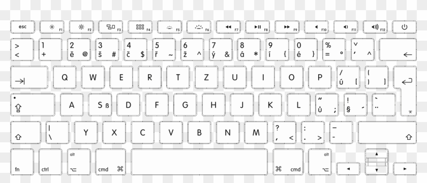 Apple Keyboard - Italian Keyboard Macbook Pro Clipart #114530