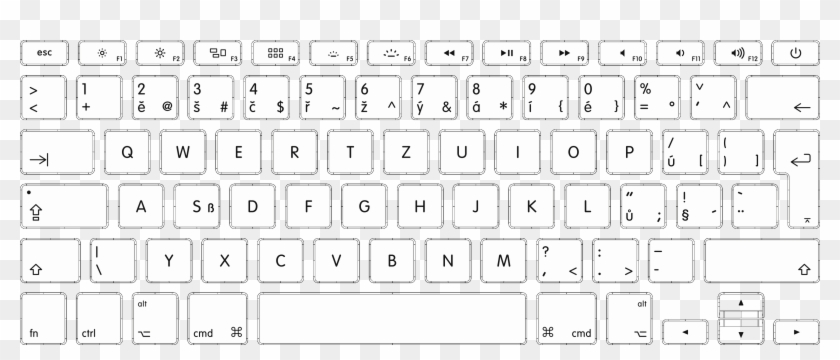 Apple Keyboard - Italian Keyboard Macbook Pro Clipart