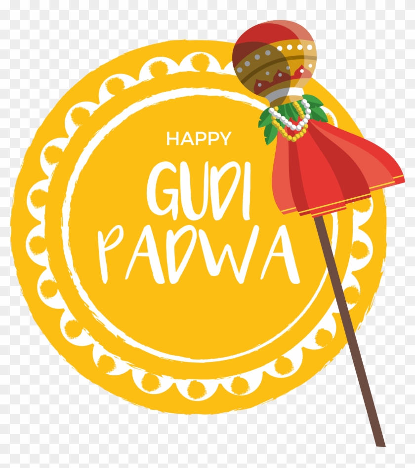 Gudi Padwa Greeting Card - Gudi Padwa Vector Png Clipart