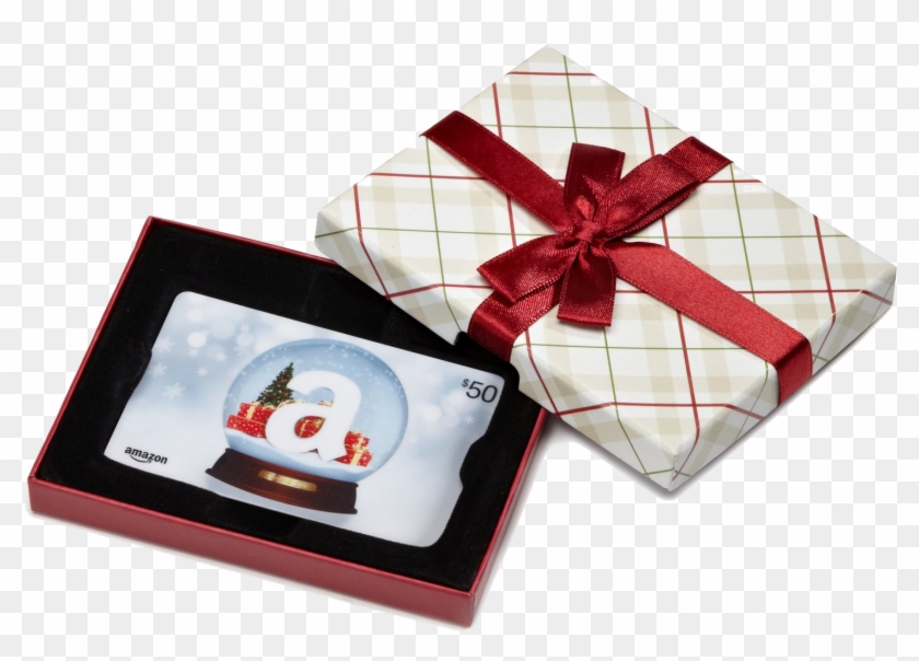 Amazon Gift Card Delivered In Gift Box - Gift Card Box Png Clipart
