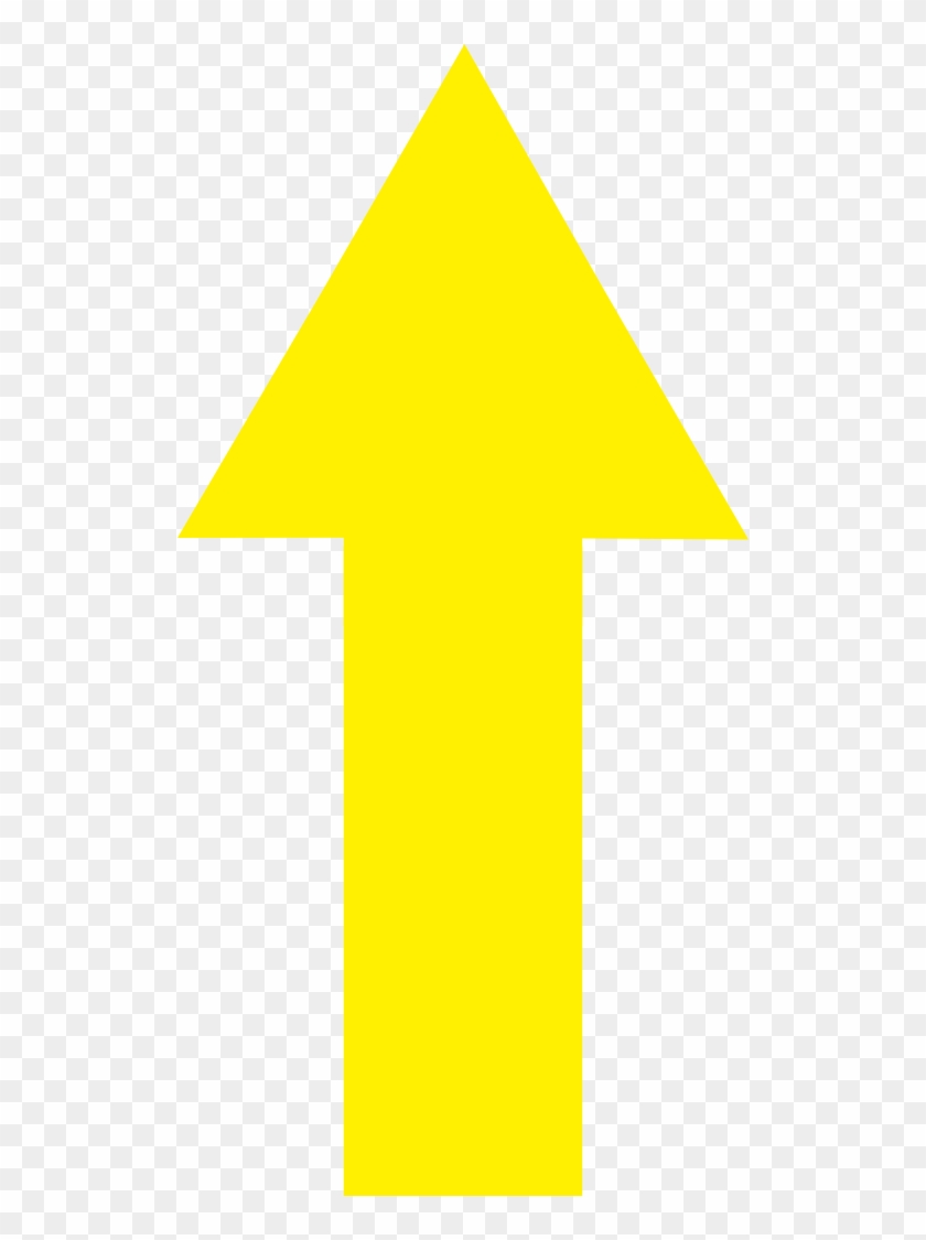 Yellow Up Arrow - Yellow Arrow Png Transparent Clipart