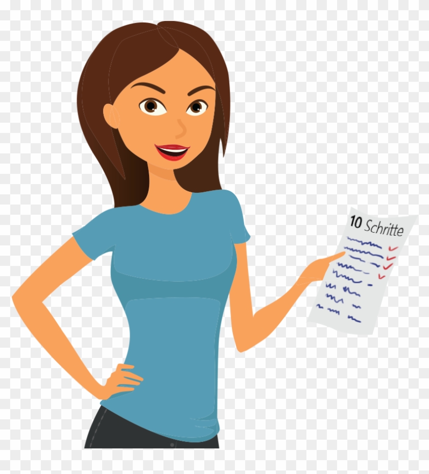 E-learning Checkliste - >> - Girl Clipart #114725