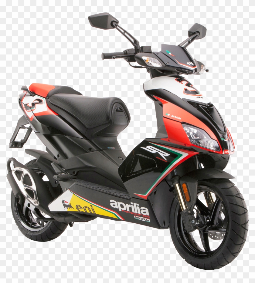 Aprilia Sr 50 Biaggi Race Replica Scooter Png Image - Aprilia Roller Sr 50 Clipart