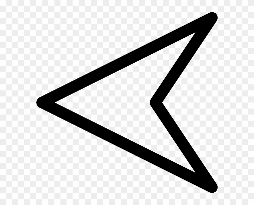 Plain Arrow Clip Art - Arrow Pointing Left Transparent Background - Png Download
