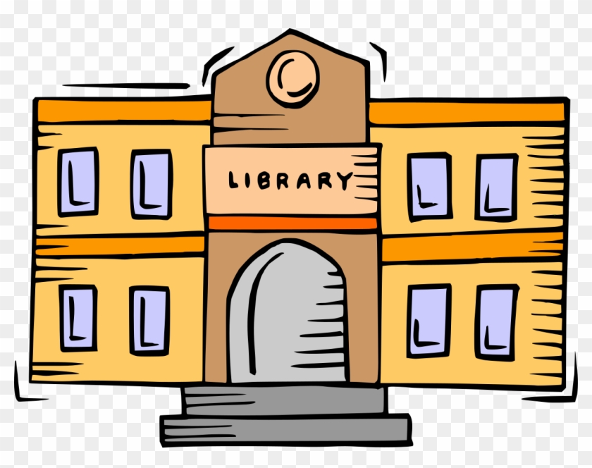 Library Building Clipart - Library Clipart - Png Download