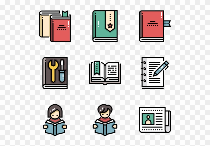 In The Library Clipart