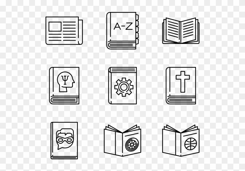 Library - Library Vector Icon Png Clipart #115757