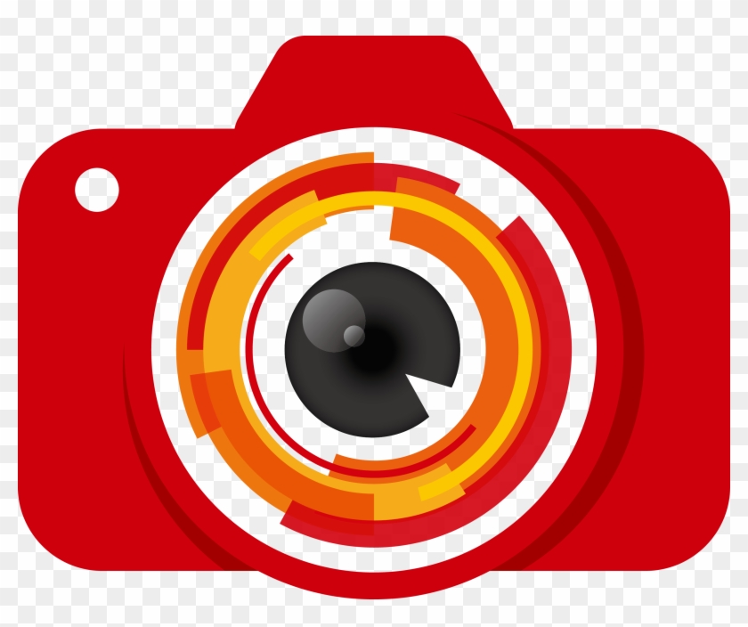 Vector Freeuse Camera Lense Clipart - Creative Camera Lens Logo - Png Download #115854