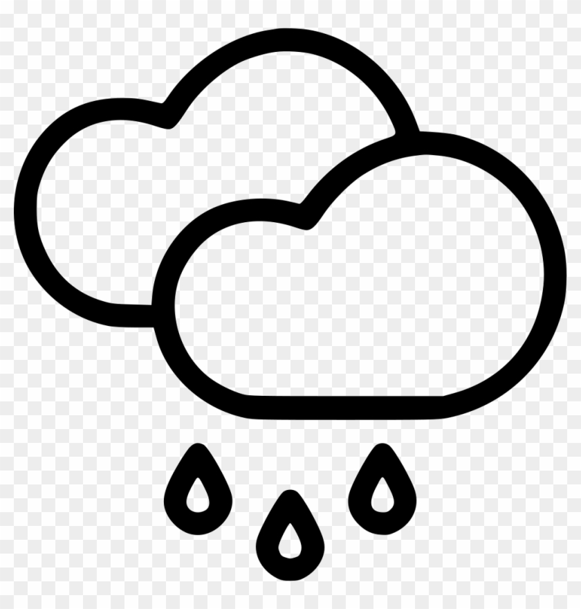 Png File Svg - Cloud And Rain Clipart Transparent Png #116117