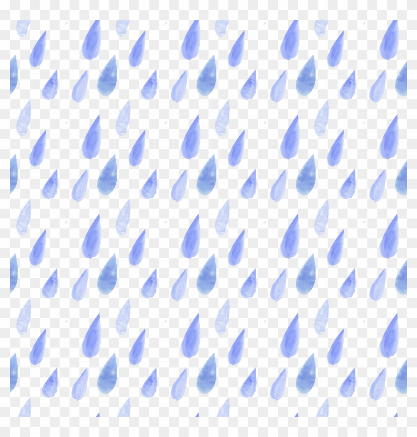 Falling Rain Png - Watercolor Rain Png Clipart